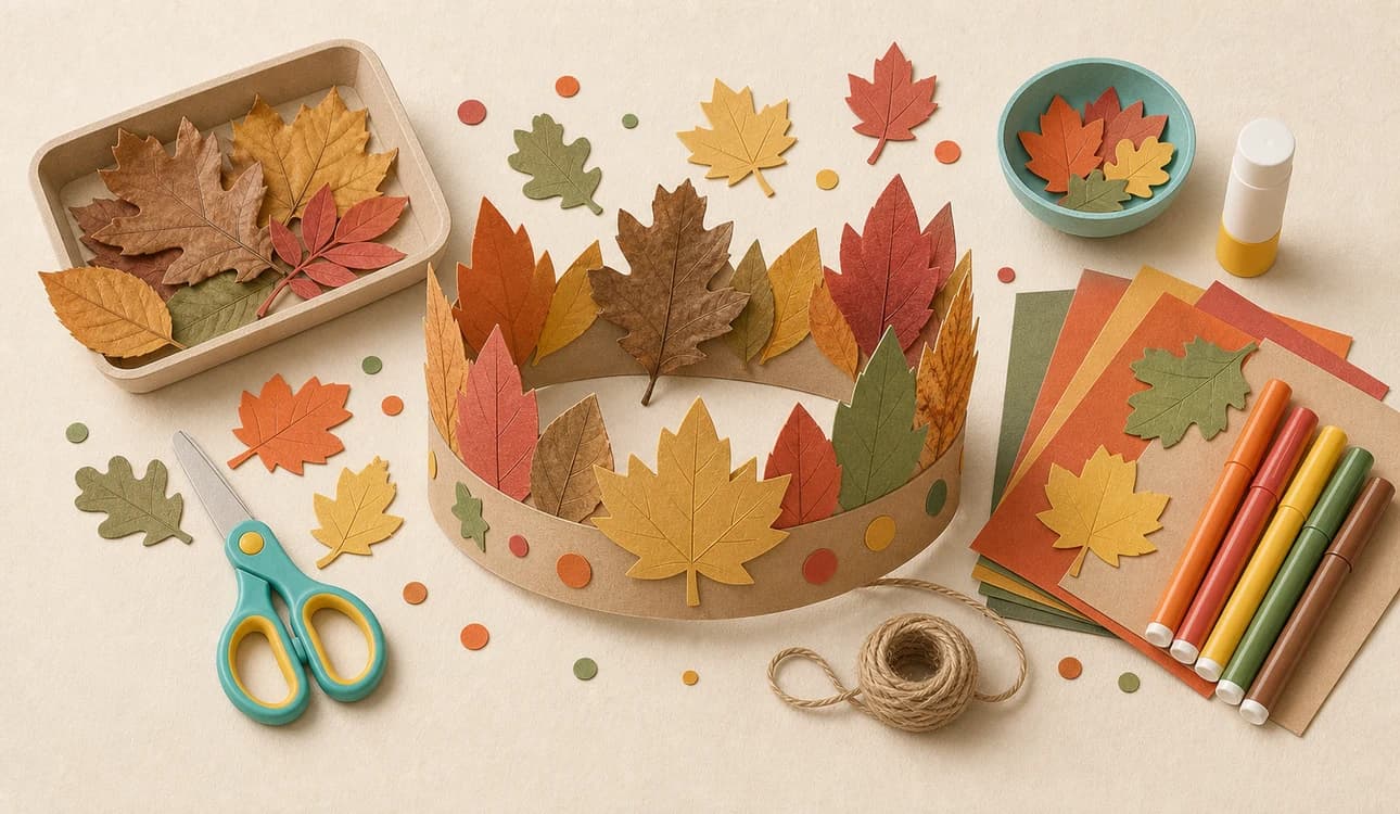 Couronne de feuilles